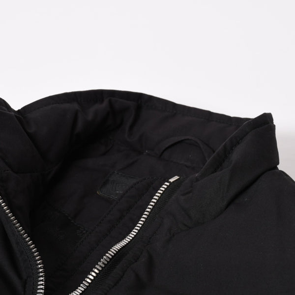 CHROME HEARTS クロムハーツ ダウンベスト サイズSM ダガージップ クロスボール ホースシュー ブラック シルバー925 美品 中古 4b014183