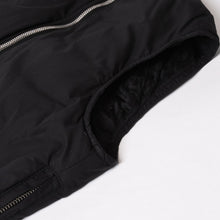 画像をギャラリービューアに読み込む, CHROME HEARTS クロムハーツ ダウンベスト サイズSM ダガージップ クロスボール ホースシュー ブラック シルバー925 美品 中古 4b014183