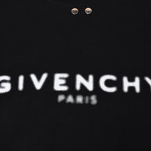画像をギャラリービューアに読み込む, GIVENCHY ジバンシー Logo Tshirts ロゴ Tシャツ ブラック シルバースタッズ BM711Q3002 美品 中古 4b014029