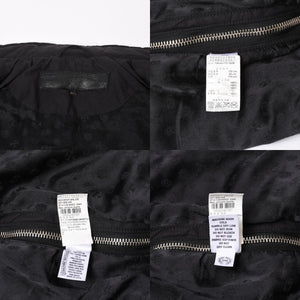CHROME HEARTS クロムハーツ ダウンベスト サイズSM ダガージップ クロスボール ホースシュー ブラック シルバー925 美品 中古 4b014183