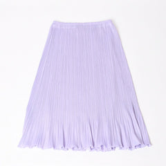 極美品 PLEATS PLEASE ISSEY MIYAKE プリーツプリーズ PP21 JG141 イッセイミヤケ スカート サイズ4 パープル 中古 4b014074