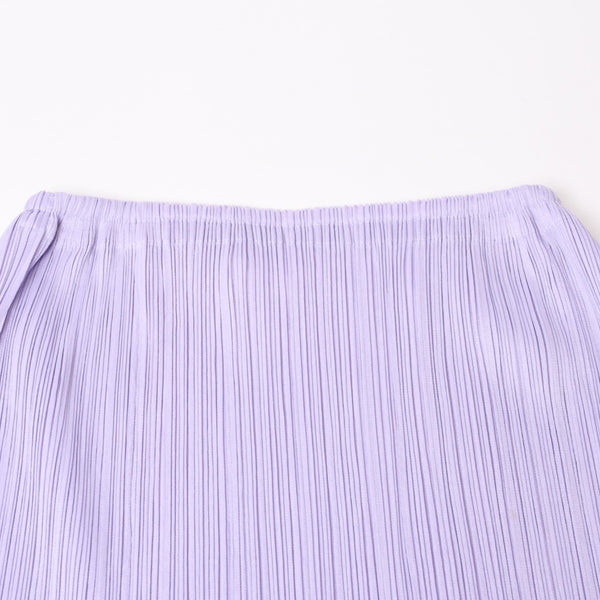 極美品 PLEATS PLEASE ISSEY MIYAKE プリーツプリーズ PP21 JG141 イッセイミヤケ スカート サイズ4 パープル 中古 4b014074