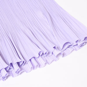 極美品 PLEATS PLEASE ISSEY MIYAKE プリーツプリーズ PP21 JG141 イッセイミヤケ スカート サイズ4 パープル 中古 4b014074