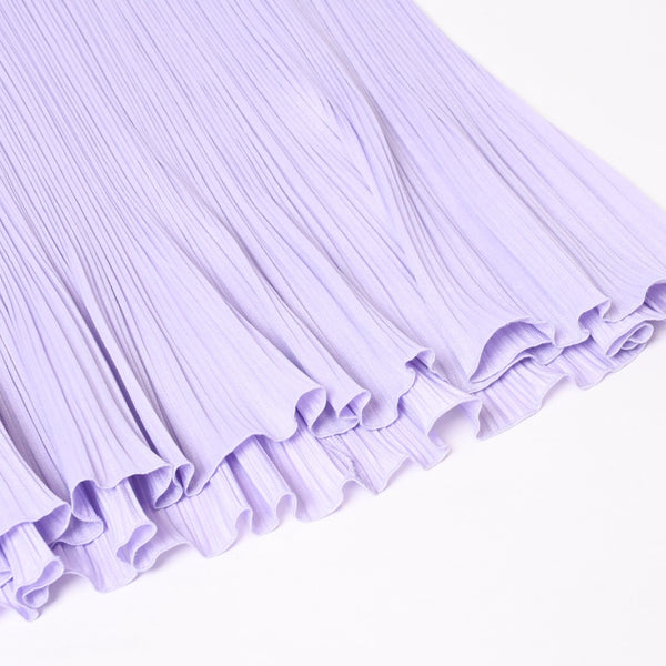 極美品 PLEATS PLEASE ISSEY MIYAKE プリーツプリーズ PP21 JG141 イッセイミヤケ スカート サイズ4 パープル 中古 4b014074