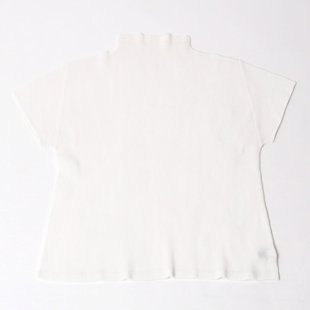 極美品 PLEATS PLEASE ISSEY MIYAKE プリーツプリーズ PP23 fK325 イッセイミヤケ カットソー サイズ3 ホワイト 中古 4b014075