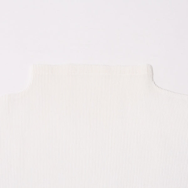 極美品 PLEATS PLEASE ISSEY MIYAKE プリーツプリーズ PP23 fK325 イッセイミヤケ カットソー サイズ3 ホワイト 中古 4b014075