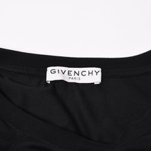 画像をギャラリービューアに読み込む, GIVENCHY ジバンシー Logo Tshirts ロゴ Tシャツ ブラック シルバースタッズ BM711Q3002 美品 中古 4b014029