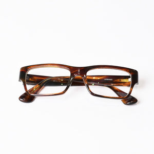 CHROME HEARTS クロムハーツ メガネ HOT POCKET FRAME MADE IN JAPAN フレーム ブラウン 美品 中古 4b014118