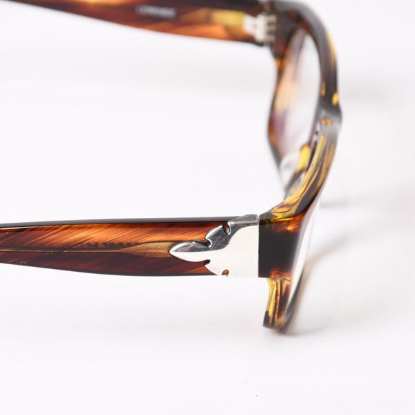 CHROME HEARTS クロムハーツ メガネ HOT POCKET FRAME MADE IN JAPAN フレーム ブラウン 美品 中古 4b014118