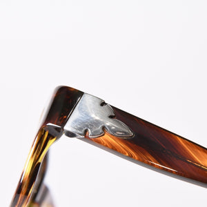 CHROME HEARTS クロムハーツ メガネ HOT POCKET FRAME MADE IN JAPAN フレーム ブラウン 美品 中古 4b014118