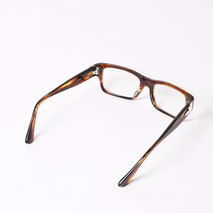 CHROME HEARTS クロムハーツ メガネ HOT POCKET FRAME MADE IN JAPAN フレーム ブラウン 美品 中古 4b014118