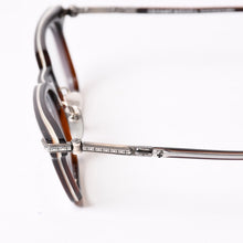 画像をギャラリービューアに読み込む, 極美品 CHROME HEARTS クロムハーツ SPUR EM 伊達メガネ アイウェア サイズ54□19-152 CHクロス シルバー925 中古 4b014135