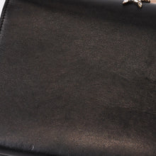画像をギャラリービューアに読み込む, YVES SAINT LAURENT イヴ サンローラン ショルダーバッグ YSLロゴ スタースタッズ レザー ゴールド金具 ブラック 美品 中古 4b010416