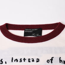 画像をギャラリービューアに読み込む, ENFANTS RICHES DÉPRIMÉS アンファン リッシュ デプリメ × Loro Piana ロロピアーナ ニットセーター サイズXL 世界10着限定 美品 中古 4b014109