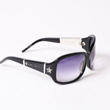 画像をギャラリービューアに読み込む, JIMMY CHOO ジミーチュウ KELLI STRASS/S ケリストラス サングラス アイウェア 0807 DG サイズ120 ラインストーン ブラック 美品 中古 4b012430