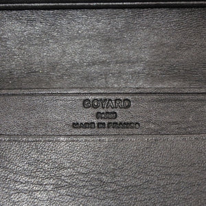 極美品 GOYARD ゴヤール マルゼルブ カードケース ブラウン ブラック PVC レザー MALESHPMLTY01CL01X 中古 4a001079