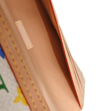 画像をギャラリービューアに読み込む, 極美品 LOUIS VUITTON ルイヴィトン ポルトトレゾール インターナショナル 長財布 M92659 村上隆 ホワイト マルチカラー PVC 中古 4a000788