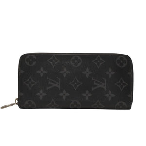 LOUIS VUITTON Zippy Wallet Vertical Long Wallet M62295 Monogram Eclipse Black Good Condition Used 4a000827