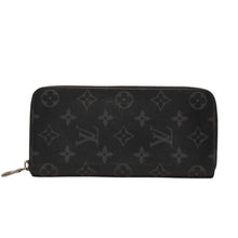 画像をギャラリービューアに読み込む, LOUIS VUITTON ルイヴィトン ジッピーウォレットヴェルティカル 長財布 M62295 モノグラムエクリプス ブラック 美品 中古 4a000827