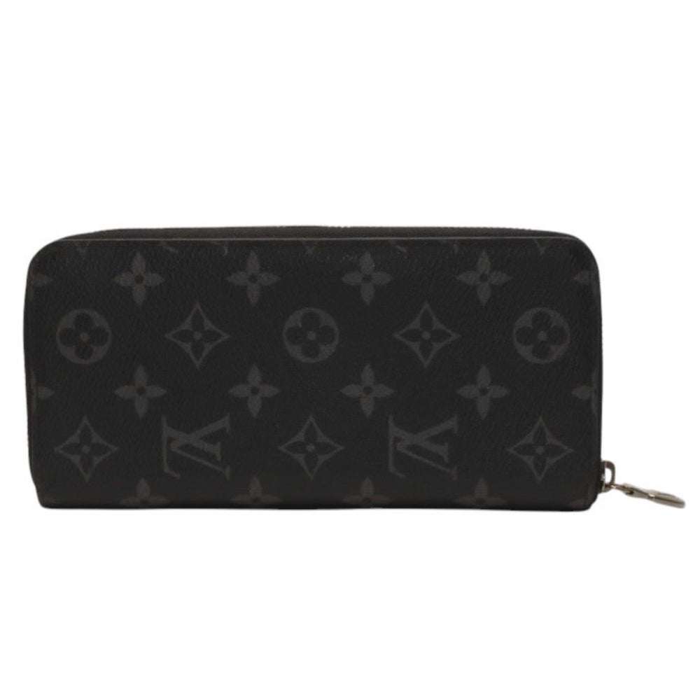 LOUIS VUITTON Zippy Wallet Vertical Long Wallet M62295 Monogram Eclipse Black Good Condition Used 4a000827