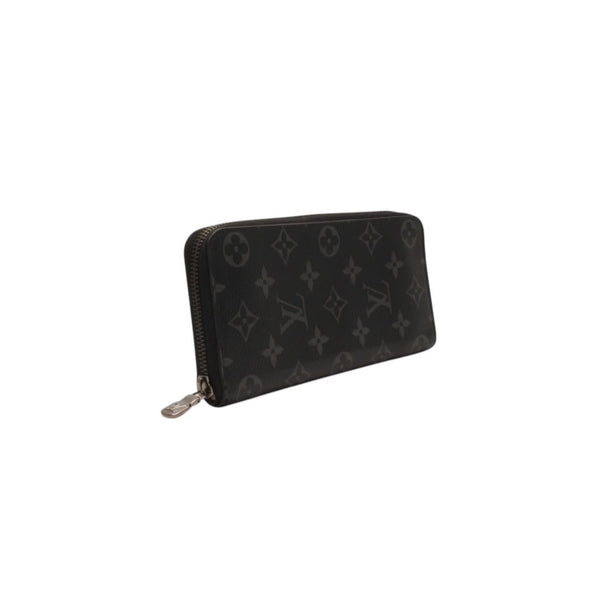 LOUIS VUITTON Zippy Wallet Vertical Long Wallet M62295 Monogram Eclipse Black Good Condition Used 4a000827