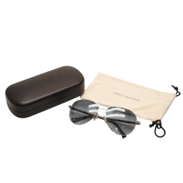 New and unused LOUIS VUITTON Conspiracion Pilot Sunglasses Z0165U Size 58□15 135 Monogram Used 4a000837