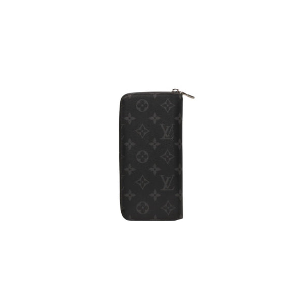 LOUIS VUITTON Zippy Wallet Vertical Long Wallet M62295 Monogram Eclipse Black Good Condition Used 4a000827