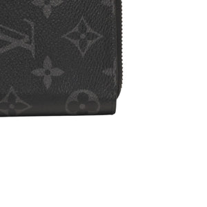 LOUIS VUITTON Zippy Wallet Vertical Long Wallet M62295 Monogram Eclipse Black Good Condition Used 4a000827