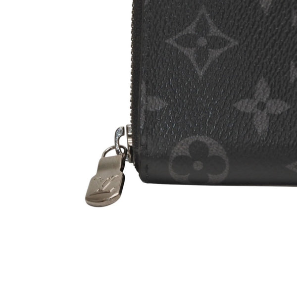 LOUIS VUITTON Zippy Wallet Vertical Long Wallet M62295 Monogram Eclipse Black Good Condition Used 4a000827