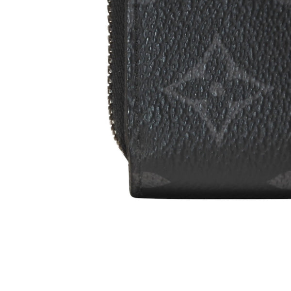 LOUIS VUITTON Zippy Wallet Vertical Long Wallet M62295 Monogram Eclipse Black Good Condition Used 4a000827
