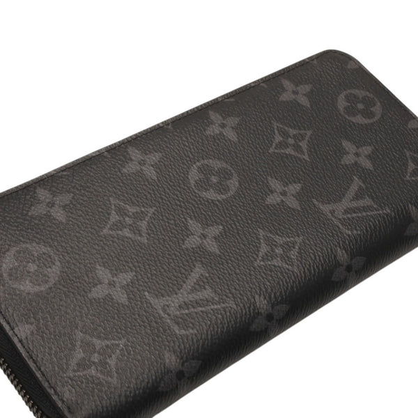 LOUIS VUITTON Zippy Wallet Vertical Long Wallet M62295 Monogram Eclipse Black Good Condition Used 4a000827