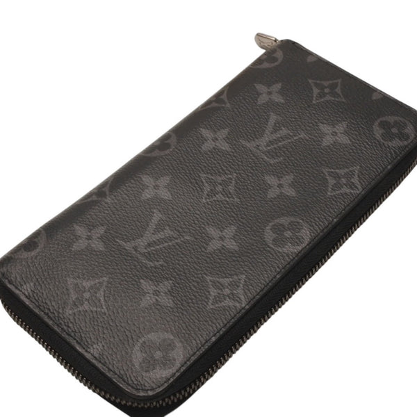 LOUIS VUITTON Zippy Wallet Vertical Long Wallet M62295 Monogram Eclipse Black Good Condition Used 4a000827