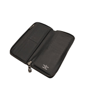LOUIS VUITTON Zippy Wallet Vertical Long Wallet M62295 Monogram Eclipse Black Good Condition Used 4a000827