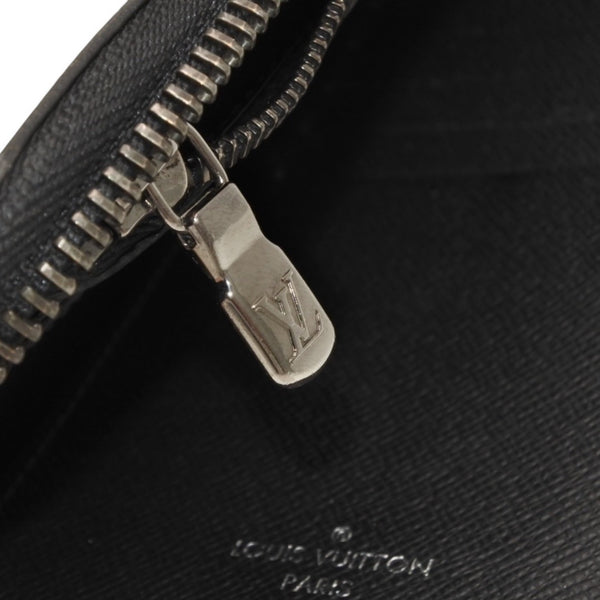 LOUIS VUITTON Zippy Wallet Vertical Long Wallet M62295 Monogram Eclipse Black Good Condition Used 4a000827
