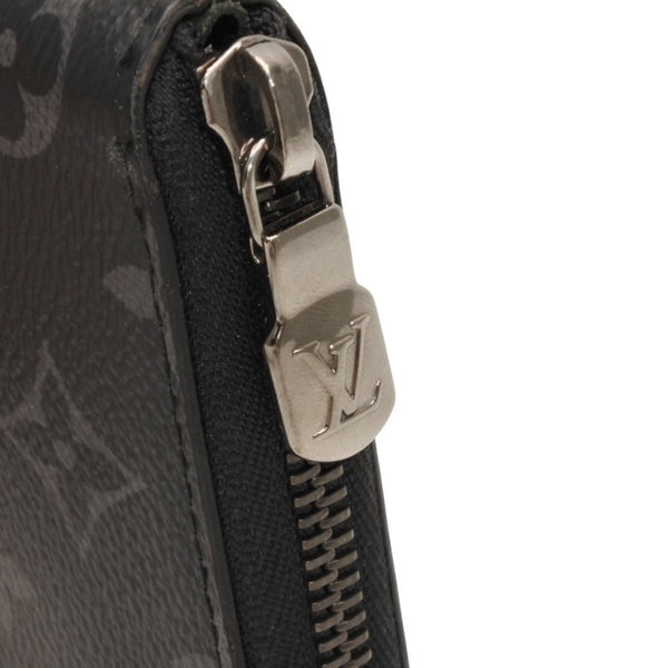 LOUIS VUITTON Zippy Wallet Vertical Long Wallet M62295 Monogram Eclipse Black Good Condition Used 4a000827