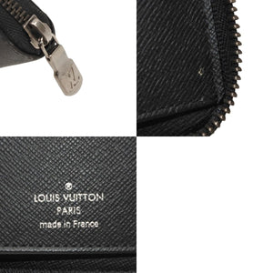 LOUIS VUITTON Zippy Wallet Vertical Long Wallet M62295 Monogram Eclipse Black Good Condition Used 4a000827