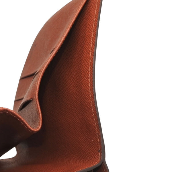 極美品 LOUIS VUITTON ルイヴィトン 二つ折り財布 コンパクト ジップ M61667 モノグラム ブラウン 中古 4a000839