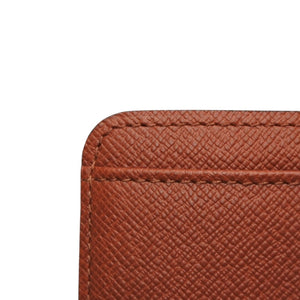 極美品 LOUIS VUITTON ルイヴィトン 二つ折り財布 コンパクト ジップ M61667 モノグラム ブラウン 中古 4a000839