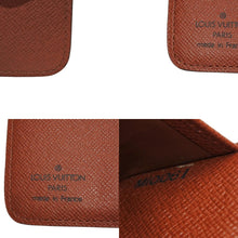 画像をギャラリービューアに読み込む, 極美品 LOUIS VUITTON ルイヴィトン 二つ折り財布 コンパクト ジップ M61667 モノグラム ブラウン 中古 4a000839
