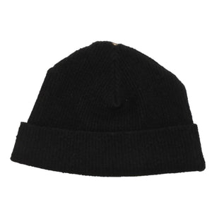 Like new CHROME HEARTS New Cross Patch Haraco Knit Hat Beanie Black Silver Hardware OS Used 4a001071