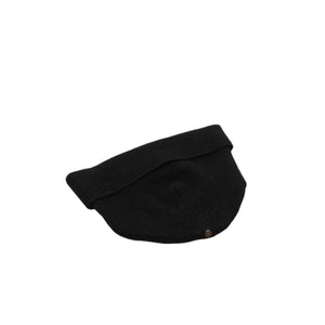 Like new CHROME HEARTS New Cross Patch Haraco Knit Hat Beanie Black Silver Hardware OS Used 4a001071