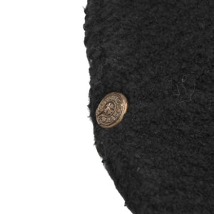 Like new CHROME HEARTS New Cross Patch Haraco Knit Hat Beanie Black Silver Hardware OS Used 4a001071