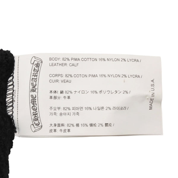 Like new CHROME HEARTS New Cross Patch Haraco Knit Hat Beanie Black Silver Hardware OS Used 4a001071
