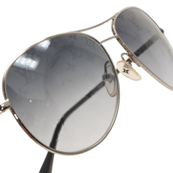New and unused LOUIS VUITTON Conspiracion Pilot Sunglasses Z0165U Size 58□15 135 Monogram Used 4a000837