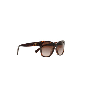 極美品 CHANEL シャネル サングラス アイウェア 5380-A c.714/S5 サイズ56□17 140 ココマーク べっ甲カラー 中古 4a000830