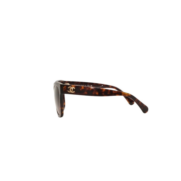 極美品 CHANEL シャネル サングラス アイウェア 5380-A c.714/S5 サイズ56□17 140 ココマーク べっ甲カラー 中古 4a000830
