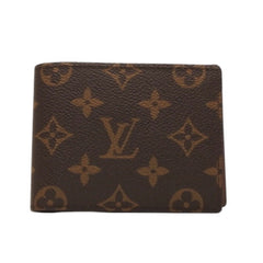 New and unused LOUIS VUITTON Portefeuille Multiple Bifold Wallet M60895 Monogram Brown Used 4a000840