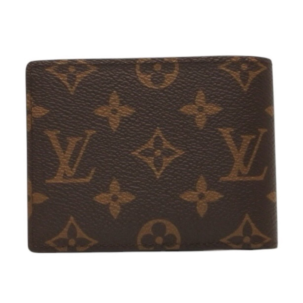 New and unused LOUIS VUITTON Portefeuille Multiple Bifold Wallet M60895 Monogram Brown Used 4a000840