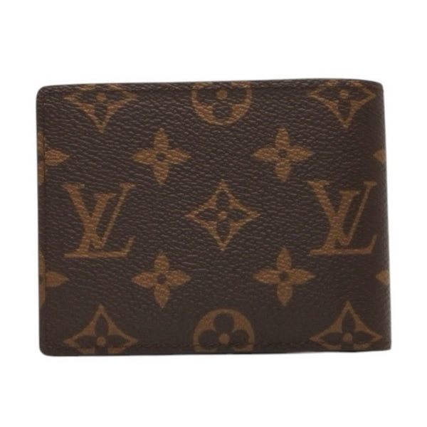 New and unused LOUIS VUITTON Portefeuille Multiple Bifold Wallet M60895 Monogram Brown Used 4a000840