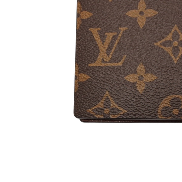 New and unused LOUIS VUITTON Portefeuille Multiple Bifold Wallet M60895 Monogram Brown Used 4a000840
